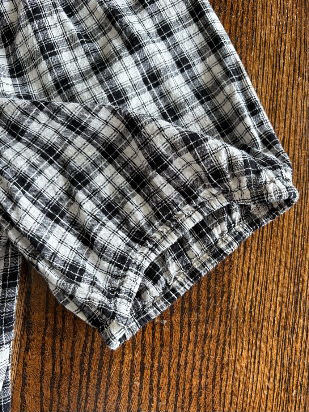 Old Navy Plaid Puff Sleeve Smocked Midi Swing Dress Size XL Cottagecore Peasant - Picture 8 of 16